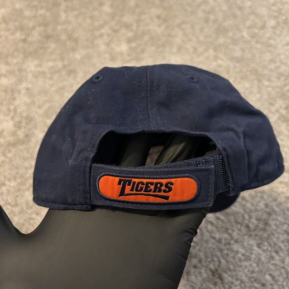 Vintage Nike Auburn Tigers Blue Logo Swoosh Cap Hat Strapback - Picture 5 of 6